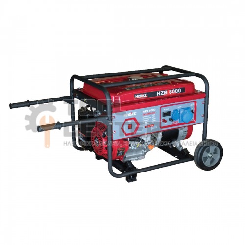 MIYAKE HZB 6500 ΓΕΝΝΗΤΡΙΑ ΒΕΝΖΙΝΗΣ ΤΡΟΧΗΛΑΤΗ 13Hp 6.5kVA ΜΕ ΣΧΟΙΝΙ (#202.316)