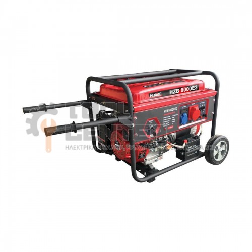 MIYAKE HZB 8000 E3 ΓΕΝΝΗΤΡΙΑ ΒΕΝΖΙΝΗΣ ΤΡΟΧΗΛΑΤΗ ΤΕΤΡΑΧΡΟΝΗ 16Hp 8kVA ΤΡΙΦΑΣΙΚΗ ΜΕ ΜΙΖΑ & ΜΠΑΤΑΡΙΑ (#202.322)