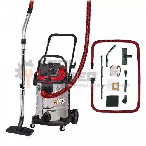 EINHELL TE-VC 2230 SACL EXPERT ΣΚΟΥΠΑ ΥΓΡΩΝ/ΣΤΕΡΕΩΝ 1400W 30lt INOX (#2342465)