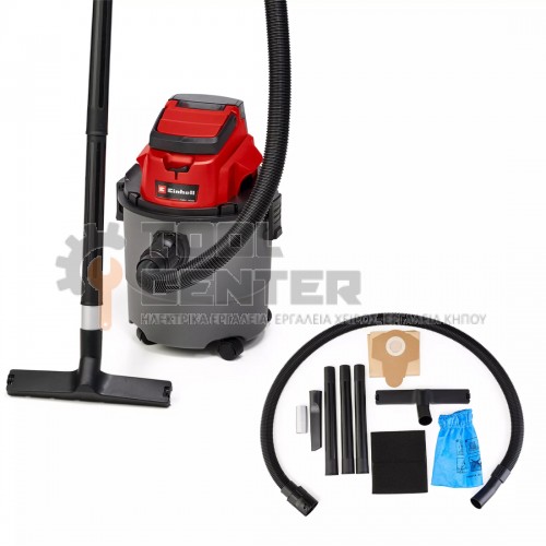 EINHELL TC-VC 18/15 Li CLASSIC ΣΚΟΥΠΑ ΥΓΡΩΝ/ΣΤΕΡΕΩΝ 18V ΣΚΕΤΟ ΣΩΜΑ (#2347145)