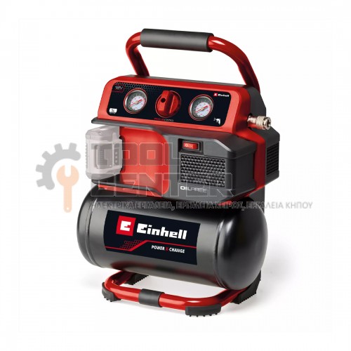 EINHELL TE-AC 18/75 Li OF EXPERT ΑΕΡΟΣΥΜΠΙΕΣΤΗΣ (ΧΩΡΙΣ ΛΑΔΙ) 18V 8bar ΣΚΕΤΟ ΣΩΜΑ (#4020410)