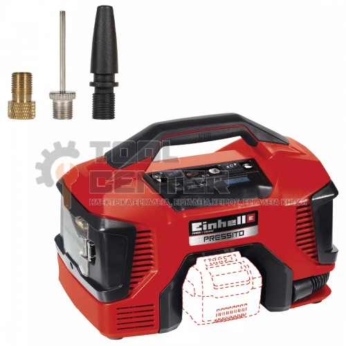 EINHELL PRESSITO EXPERT ΥΒΡΙΔΙΚΟΣ ΑΕΡΟΣΥΜΠΙΕΣΤΗΣ 18V 11bar ΣΚΕΤΟ ΣΩΜΑ (#4020460)