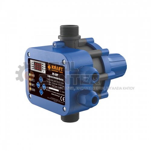 KRAFT PC-58P ΗΛΕΚΤΡΟΝΙΚΟΣ ΕΛΕΓΚΤΗΣ ΠΙΕΣΗΣ ΑΝΤΛΙΩΝ ΕΩΣ 2200W (#43558)