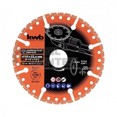 EINHELL KWB DIA TRENNS ΔΙΑΜΑΝΤΟΔΙΣΚΟΣ ΠΟΛΛΑΠΛΩΝ ΧΡΗΣΕΩΝ Ø 115mm (#49789140)