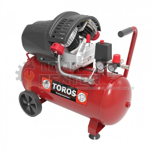 TOROS ΑΕΡΟΣΥΜΠΙΕΣΤΗΣ ΜΟΝΟΜΠΛΟΚ 3.0Hp 50lt (#602044)