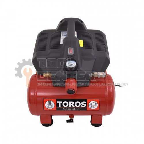 TOROS BRUSHLESS ΑΕΡΟΣΥΜΠΙΕΣΤΗΣ OILFREE SILENT 6lt 1.0Hp 8bar (#602046)