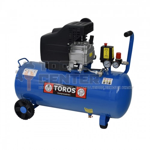 TOROS ΑΕΡΟΣΥΜΠΙΕΣΤΗΣ ΜΟΝΟΜΠΛΟΚ 50lt 2.5Hp (#602082)