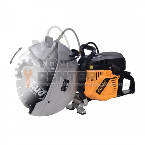 EXPRESS ΚΟΦΤΗΣ ΔΟΜΙΚΩΝ ΥΛΙΚΩΝ & ΜΕΤΑΛΛΩΝ Ø400mm ΒΕΝΖΙΝΗΣ ΔΙΧΡΟΝΟΣ 2T - 93.6cc (#603032)