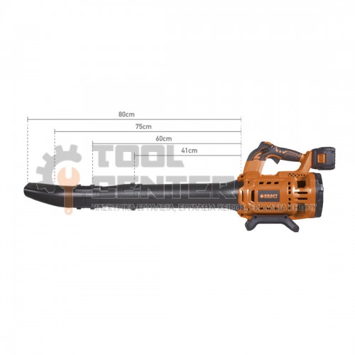 KRAFT BRUSHLESS ΦΥΣΗΤΗΡΑΣ ΜΕ ΜΠΑΤΑΡΙΑ 18V 4.0Ah (#691157)