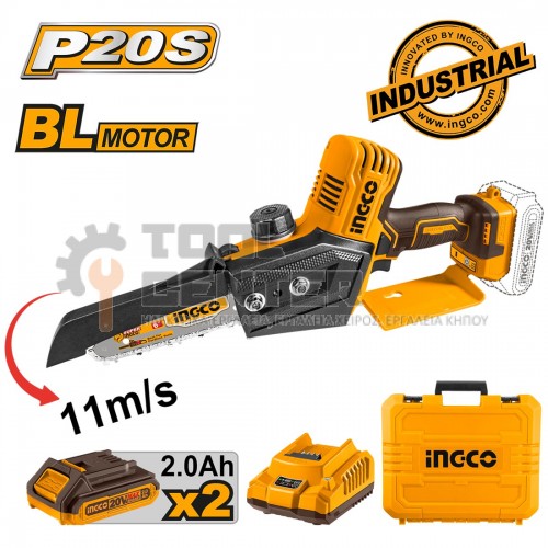 INGCO CGSLI20686 ΜΙΝΙ ΑΛΥΣΟΠΡΙΟΝΟ ΜΠΑΤΑΡΙΑΣ 20V Li-lon ΜΕ ΛΑΜΑ 6"/15cm (#CGSLI20686) INGCO CGSLI20686 ΜΙΝΙ ΑΛΥΣΟΠΡΙΟΝΟ ΜΠΑΤΑΡΙΑΣ 20V Li-lon ΜΕ ΛΑΜΑ 6"/15cm (#CGSLI20686)