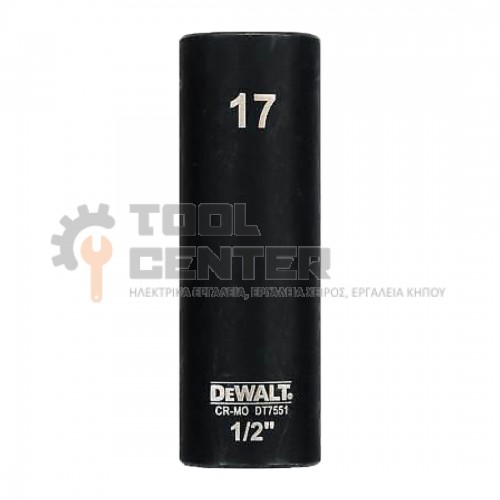 DeWALT DT7551 IMPACT ΚΑΡΥΔΑΚΙ Ø17mm 1/2"(ΒΑΘΥ) (#DT7551)