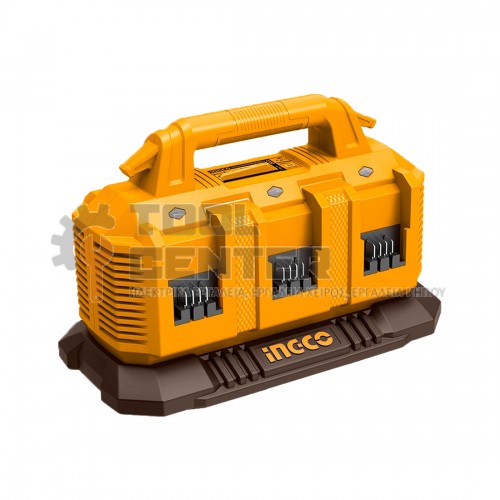 INGCO FCLI2064 ΤΑΧΥΦΟΡΤΙΣΤΗΣ 6 ΘΕΣΕΩΝ 20V 4Α Li-lon (#FCLI2064)