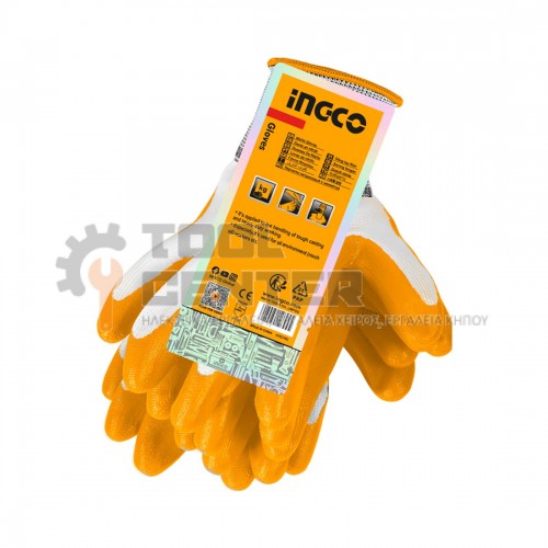 INGCO HGNG04 ΓΑΝΤΙΑ ΝΙΤΡΙΛΙΟΥ XL (#HGNG04-XL)
