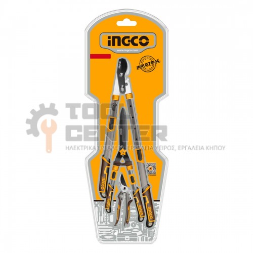 INGCO HLT93301 ΣΕΤ 3 ΤΕΜ ΨΑΛΙΔΙΑ ΚΗΠΟΥ ΜΕ ΤΗΛΕΣΚΟΠΙΚΕΣ ΛΑΒΕΣ (#HLT93301)