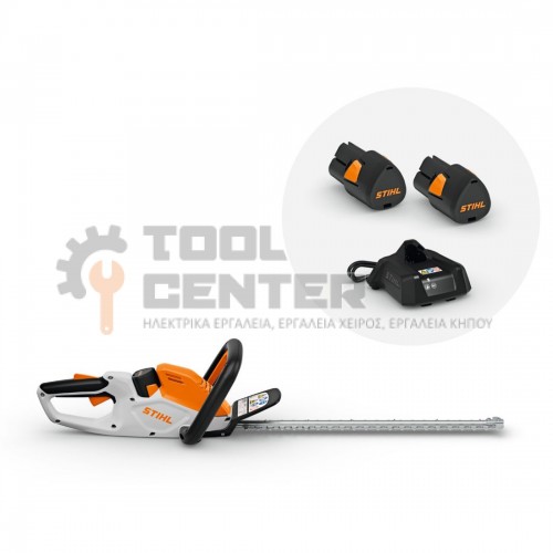STIHL HSA 40 ΨΑΛΙΔΙ ΜΠΟΡΝΤΟΥΡΑΣ 50cm ΜΕ 2 ΜΠΑΤΑΡΙΕΣ AS 2 & ΦΟΡΤΙΣΤΗ AL 1 (#HA080113527)