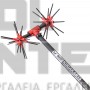 SIK KIRIAKAKIS 32 4X4 ΗΛΕΚΤΡΙΚΗ ΒΕΡΓΑ ΑΧΙΝΟΣ CARBON 2.m ΧΩΡΙΣ ΧΕΙΡΙΣΤΗΡΙΟ & ΜΟΤΕΡ (#SIK324X4C)