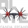 SIK KIRIAKAKIS 32 4X4 ΗΛΕΚΤΡΙΚΗ ΒΕΡΓΑ ΑΧΙΝΟΣ CARBON ΜΕ ΧΕΙΡΙΣΤΗΡΙΟ & ΜΟΤΕΡ (#SIK324X4C-1)