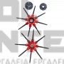 SIK KIRIAKAKIS 32 4X4 ΗΛΕΚΤΡΙΚΗ ΒΕΡΓΑ ΑΧΙΝΟΣ 2.5m ΧΩΡΙΣ ΧΕΙΡΙΣΤΗΡΙΟ & ΜΟΤΕΡ (#SIK324X4-2)