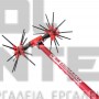 SIK KIRIAKAKIS 32 4X4 ΗΛΕΚΤΡΙΚΗ ΒΕΡΓΑ ΑΧΙΝΟΣ ΜΕ ΧΕΙΡΙΣΤΗΡΙΟ & ΜΟΤΕΡ (#SIK324X4-1)