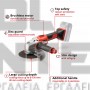 EINHELL AXXIO 18/150 PROFESSIONAL BRUSHLESS ΓΩΝΙΑΚΟΣ ΤΡΟΧΟΣ 18V ΣΚΕΤΟ ΣΩΜΑ Ø 150mm (#4431144)