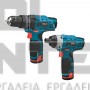 BULLE ΣΕΤ ΚΡΟΥΣΤΙΚΟ ΔΡΑΠΑΝΟΚΑΤΣΑΒΙΔΟ & ΠΑΛΜΙΚΟ ΚΑΤΣΑΒΙΔΙ 10.8V 2Ah Li-Ion (#63479)