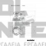 METABO SXA 18 LTX 125 BL ΤΡΙΒΕΙΟ ΧΟΥΦΤΑΣ Ø125mm ΜΠΑΤΑΡΙΑΣ ΣΚΕΤΟ ΣΩΜΑ (#6.00146.85)