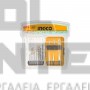 INGCO AKDL61401 ΣΕΤ 14 ΤΡΥΠΑΝΙΑ ΚΩΝΙΚΑ & ΦΡΕΖΕΣ ΜΕΤΑΛΛΟΥ 1/4" (#AKDL61401)
