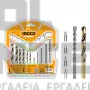 INGCO AKSDB1901 ΣΕΤ 19 ΤΕΜ ΤΡΥΠΑΝΙΑ & ΜΥΤΕΣ (#AKSDB1901)