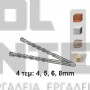 INGCO AKSDB1901 ΣΕΤ 19 ΤΕΜ ΤΡΥΠΑΝΙΑ & ΜΥΤΕΣ (#AKSDB1901)