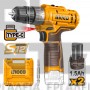INGCO CDLI12202 ΔΡΑΠΑΝΟΚΑΤΣΑΒΙΔΟ ΜΠΑΤΑΡΙΑΣ 12V 1.5Ah (#CDLI12202)