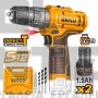 INGCO CIDLI12202E ΚΡΟΥΣΤΙΚΟ ΔΡΑΠΑΝΟΚΑΤΣΑΒΙΔΟ 20Nm 2 x 12V 1.5Ah Li-lon (#CIDLI12202E)