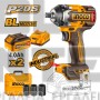 INGCO CIWLI2050 BRUSHLESS ΚΡΟΥΣΤΙΚΟ ΜΠΟΥΛΟΝΟΚΛΕΙΔΟ 20V Li-lon ΜΕ ΜΠΑΤΑΡΙΑ & ΦΟΡΤΙΣΤΗ 4.0Ah 650Nm (#CIWLI2050)