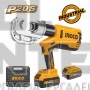 INGCO CTLI2002 ΥΔΡΑΥΛΙΚΗ ΠΡΕΣΑ ΚΑΛΩΔΙΩΝ 20V Li-lon ΜΕ ΜΠΑΤΑΡΙΕΣ 2 x 4.0Ah & ΦΟΡΤΙΣΤΗ (#CTLI2002)