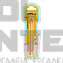 INGCO DBG1130601 ΤΡΥΠΑΝΙ ΠΛΑΚΙΔΙΩΝ ΓΥΑΛΙΟΥ 6x74mm (#DBG1130601)