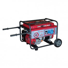 MIYAKE HZB 6500 ΓΕΝΝΗΤΡΙΑ ΒΕΝΖΙΝΗΣ ΤΡΟΧΗΛΑΤΗ 13Hp 6.5kVA ΜΕ ΣΧΟΙΝΙ (#202.316)