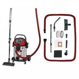 EINHELL TE-VC 2025 SACL EXPERT ΣΚΟΥΠΑ ΥΓΡΩΝ/ΣΤΕΡΕΩΝ 1200W 25lt INOX (#2342460)