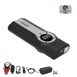 IMPERIA JUMPSTART POWERBANK MINI COMPRESSOR ΦΑΚΟΣ 4 ΣΕ 1 ΜΕ ΜΠΑΤΑΡΙΑ LFP (#60136)