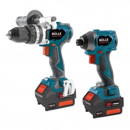BULLE BRUSHLESS ΣΕΤ ΚΡΟΥΣΤΙΚΟ ΔΡΑΠΑΝΟΚΑΤΣΑΒΙΔΟ 70Nm & ΠΑΛΜΙΚΟ ΚΑΤΣΑΒΙΔΙ 220Nm 18V ΜΕ 2 x 5.0Ah (#633321)