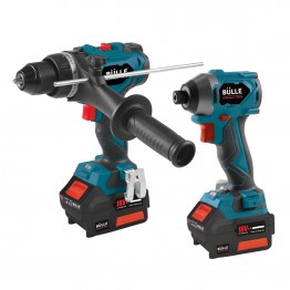 BULLE BRUSHLESS ΣΕΤ ΚΡΟΥΣΤΙΚΟ ΔΡΑΠΑΝΟΚΑΤΣΑΒΙΔΟ 100Nm & ΠΑΛΜΙΚΟ ΚΑΤΣΑΒΙΔΙ 220Nm 18V ΜΕ 2 x 5.0Ah (#633323)