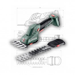 METABO POWERMAXX SGS 12 Q ΜΠΟΡΝΤΟΥΡΟΨΑΛΙΔΟ & ΨΑΛΙΔΙ ΓΚΑΖΟΝ ΣΚΕΤΟ ΣΩΜΑ (#6.01608.85)