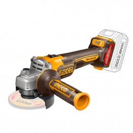INGCO CAGLI21154 ΓΩΝΙΑΚΟΣ ΤΡΟΧΟΣ 115mm 20V ΧΩΡΙΣ ΜΠΑΤΑΡΙΑ & ΦΟΡΤΙΣΤΗ (#CAGLI21154)