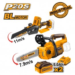 INGCO COSLI240788E ΣΕΤ ΜΙΝΙ ΑΛΥΣΟΠΡΙΟΝΟ & ΑΛΥΣΟΠΡΙΟΝΟ ΜΠΑΤΑΡΙΑΣ ME 2 x 20V 5.0Ah (#COSLI240788E)