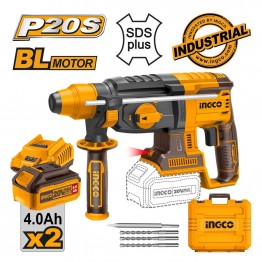 INGCO CRHLI202287 SDS PLUS BRSHLESS ΚΡΟΥΣΤΙΚΟ ΠΕΡΙΣΤΡΟΦΙΚΟ ΣΚΑΠΤΙΚΟ ΠΙΣΤΟΛΕΤΟ 20V Li-lon 2.5J (#CRHLI202287)
