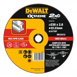 DeWALT DT43943 EXTREME ΔΙΣΚΟΣ ΛΕΙΑΝΣΗΣ Ø230x3.0mm (#DT43943)